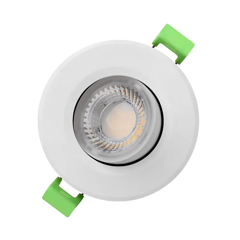 6W, Tiltable fire-rated downlight with slim design, Triac dimmable, IP65 with 3 CCT/ 4CCT, power selectable