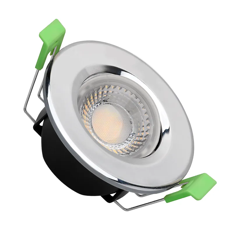 6W, Tiltable fire-rated downlight with slim design, Triac dimmable, IP65 with 3 CCT/ 4CCT, power selectable